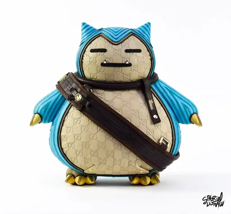 Pokémon inspired upcycled luxury sculptures by Gabriel Dishaw