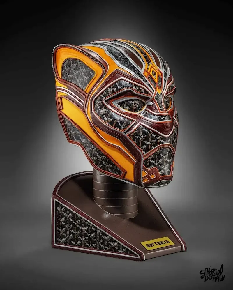 Comic book inspired upcycled sculptures by Gabriel Dishaw — luxury pop culture art Indianapolis