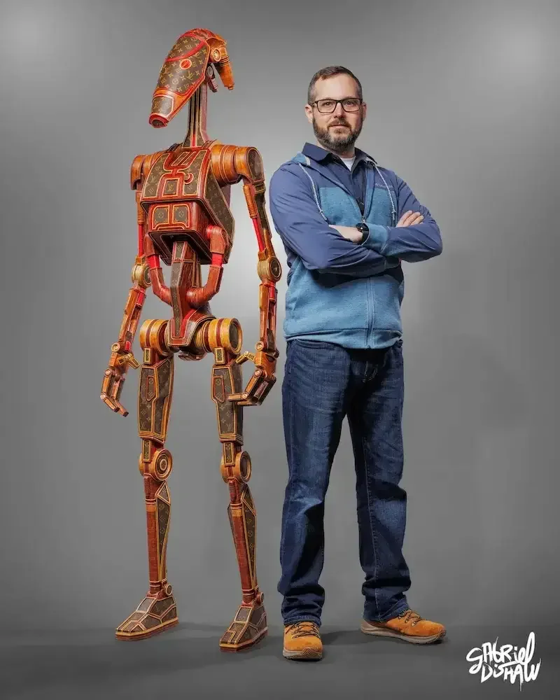 Star Wars upcycled luxury sculptures by Gabriel Dishaw