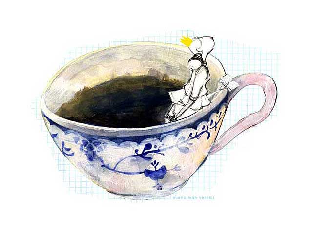 princess in the teacup