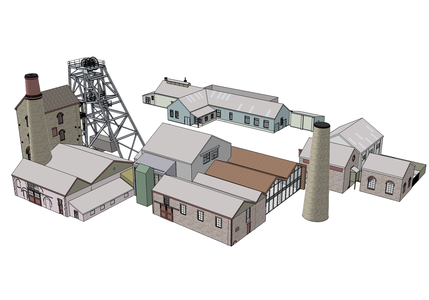Robinsons Shaft - Google Earth Model - Complete.png