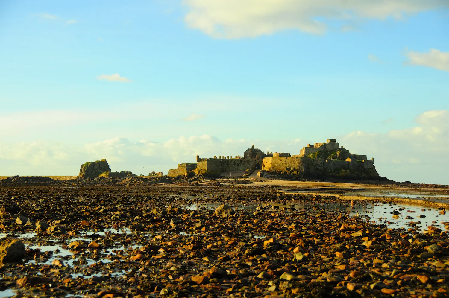  Elizabeth Castle, low tide 