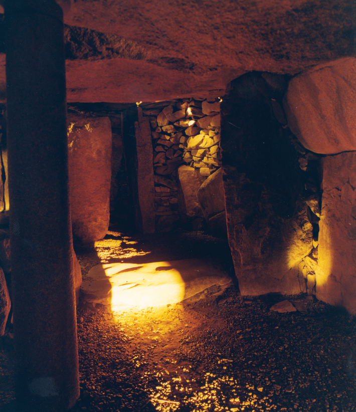  Neolithic Dolmen, interior, La Hougue Bie, image courtesy of Jersey Heritage 