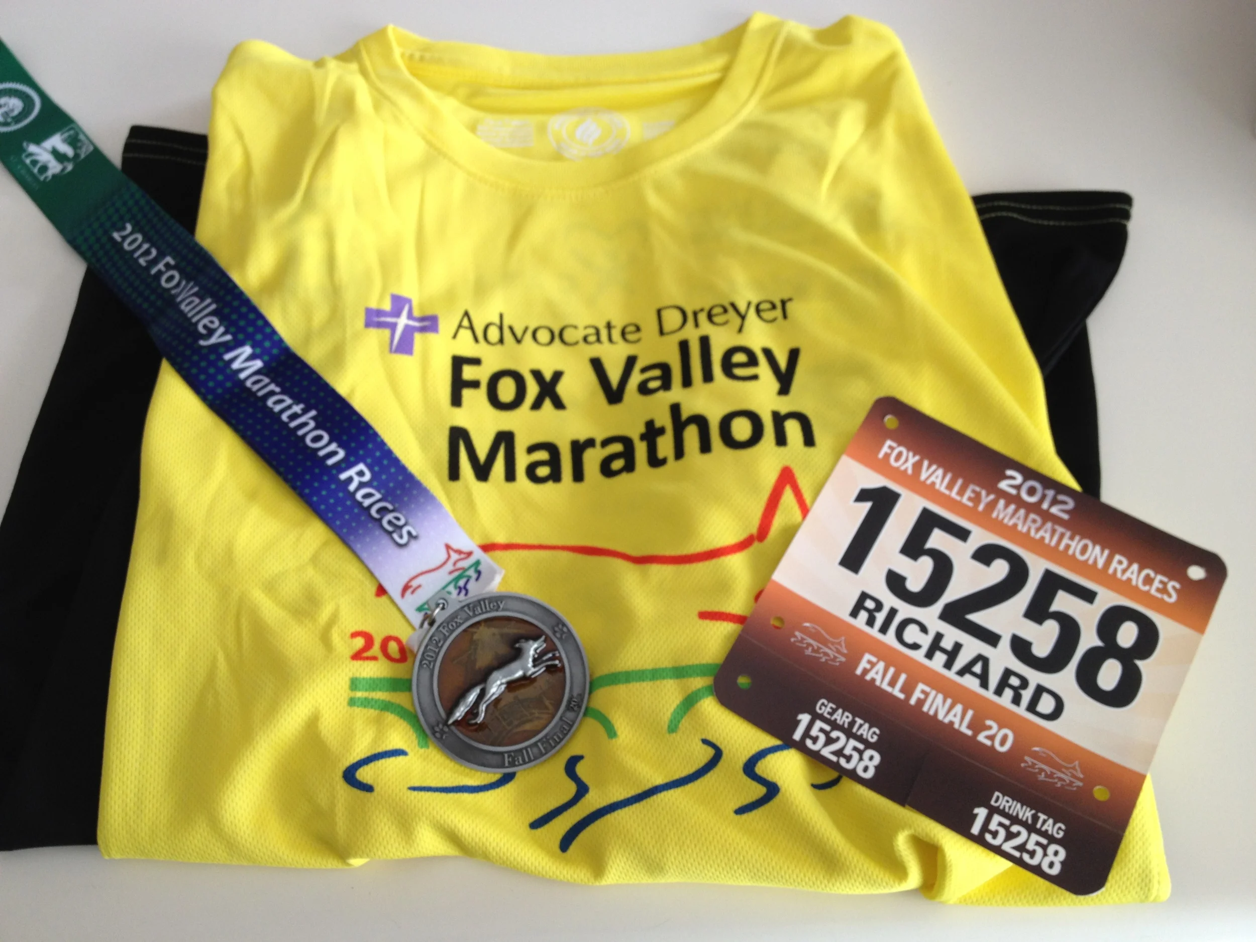 Finishers got a nice long-sleeved tech shirt and the cool medal