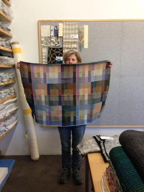 Bethanne Knudson, designer of Klee and owner of The Oriole Mill, shows off her creation for the Pavo gals.