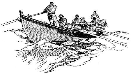  A whaleship sailed with three to five whaleboats swinging from davits (cranes used on ships). Spares, usually two, were stowed on top of the after house at midship.