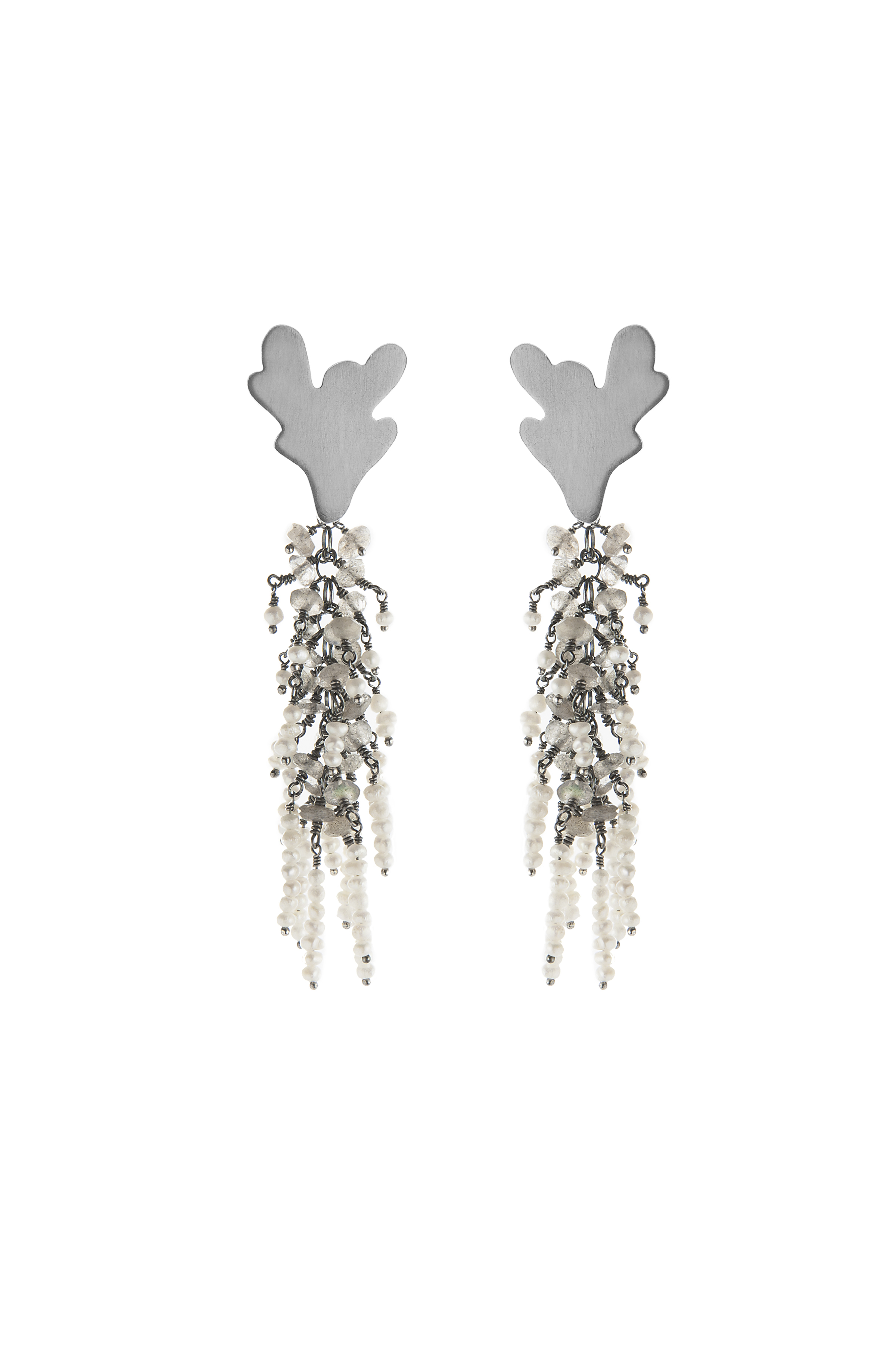 Michelle Pajak-Reynolds Undina Collection Galena dangle earrings