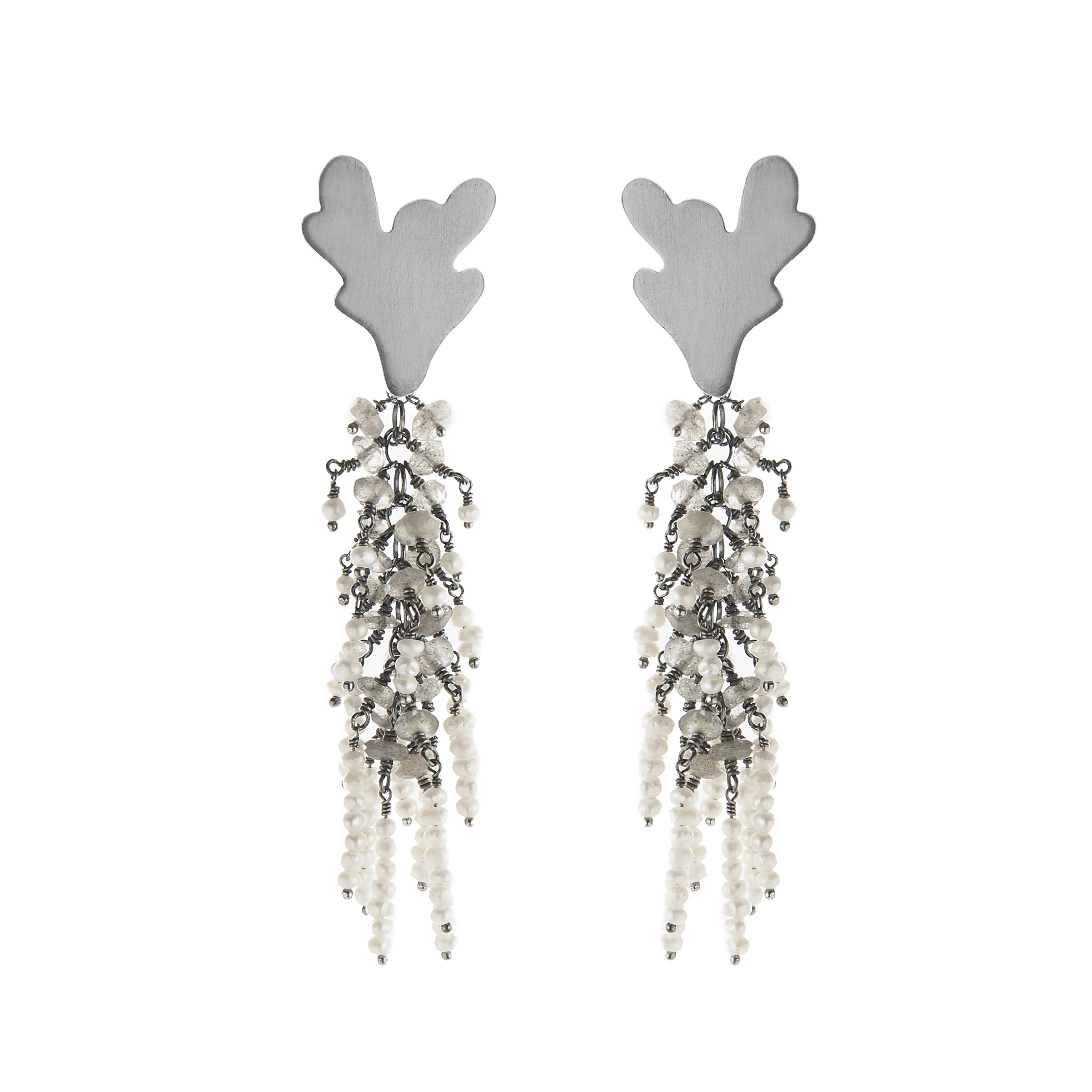 Undina Collection: Galena dangle earrings