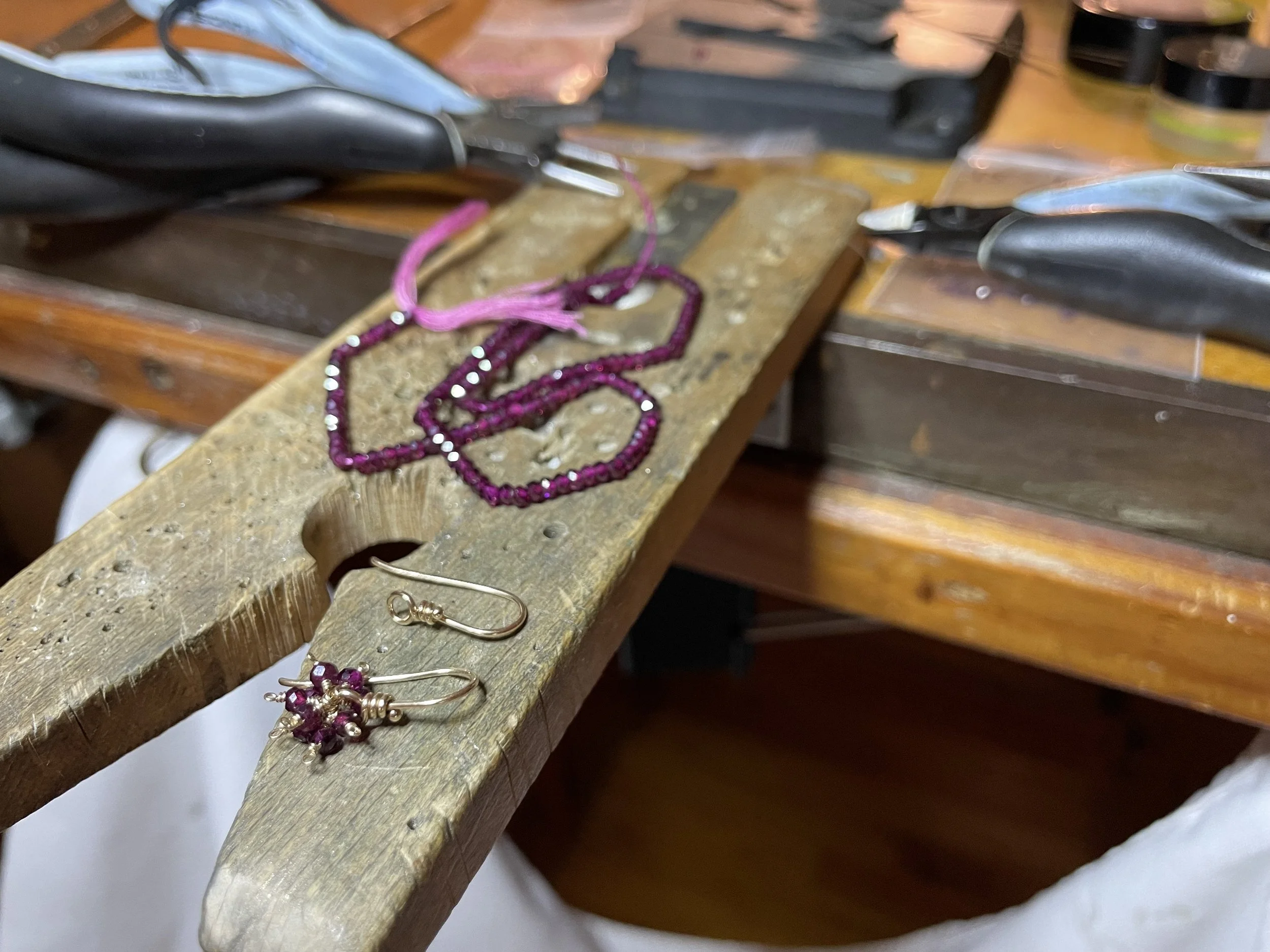 Making the Sunneva Earrings