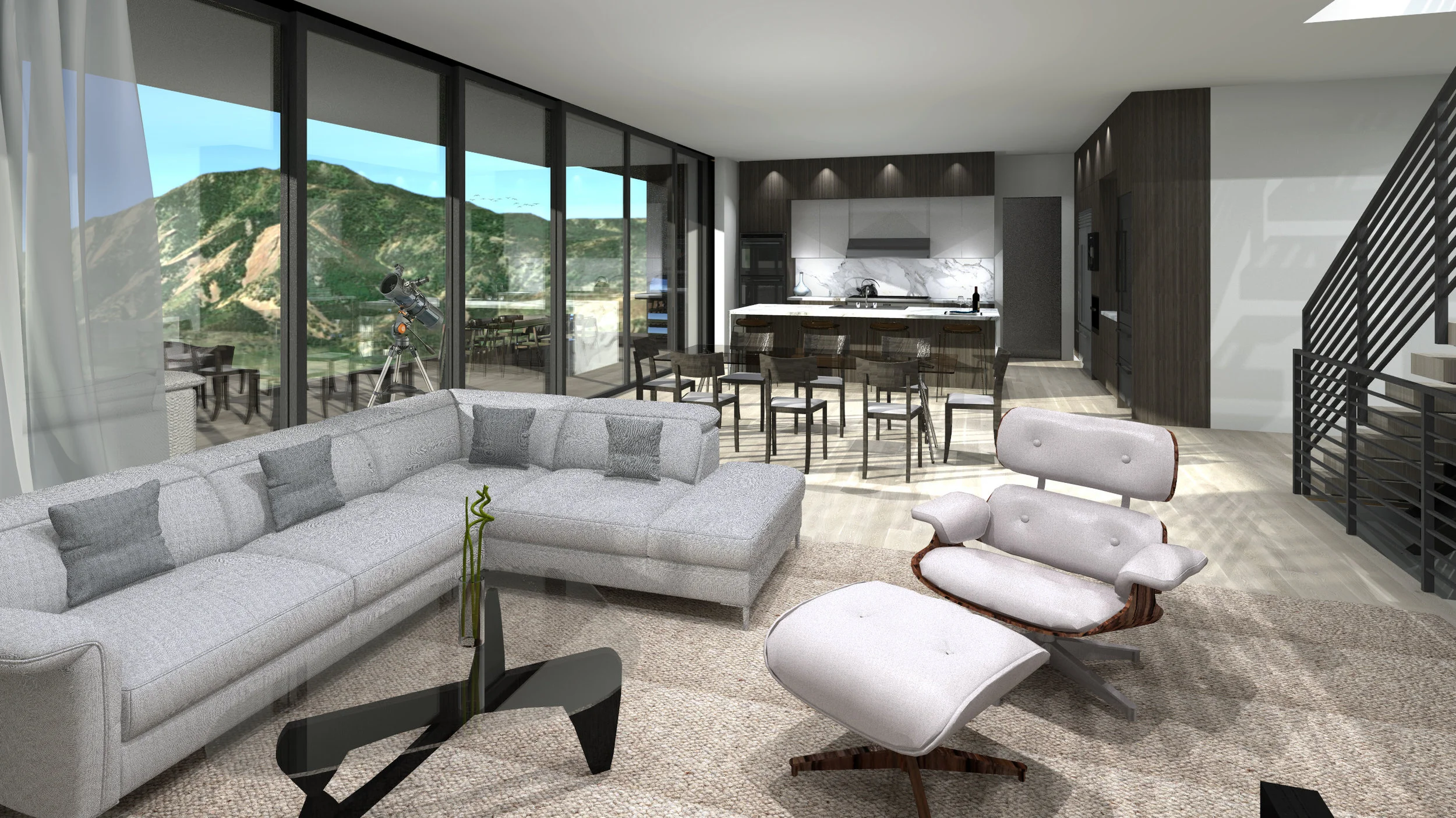 Living Room to Kitchen