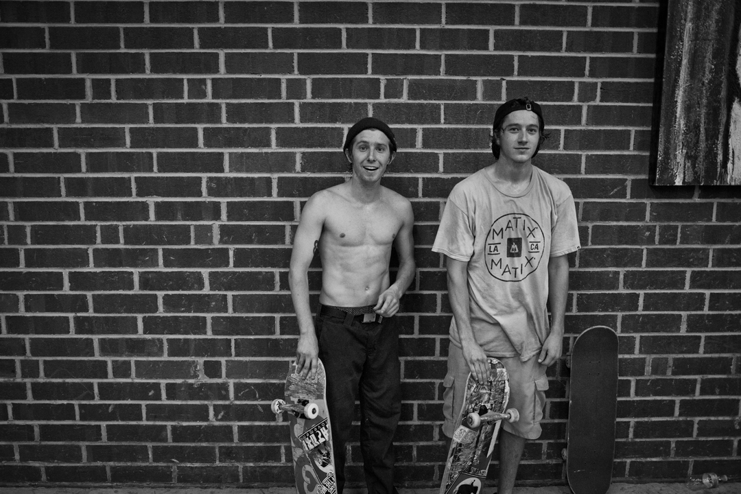 Alec and Wells at Saturday in Charlotte.