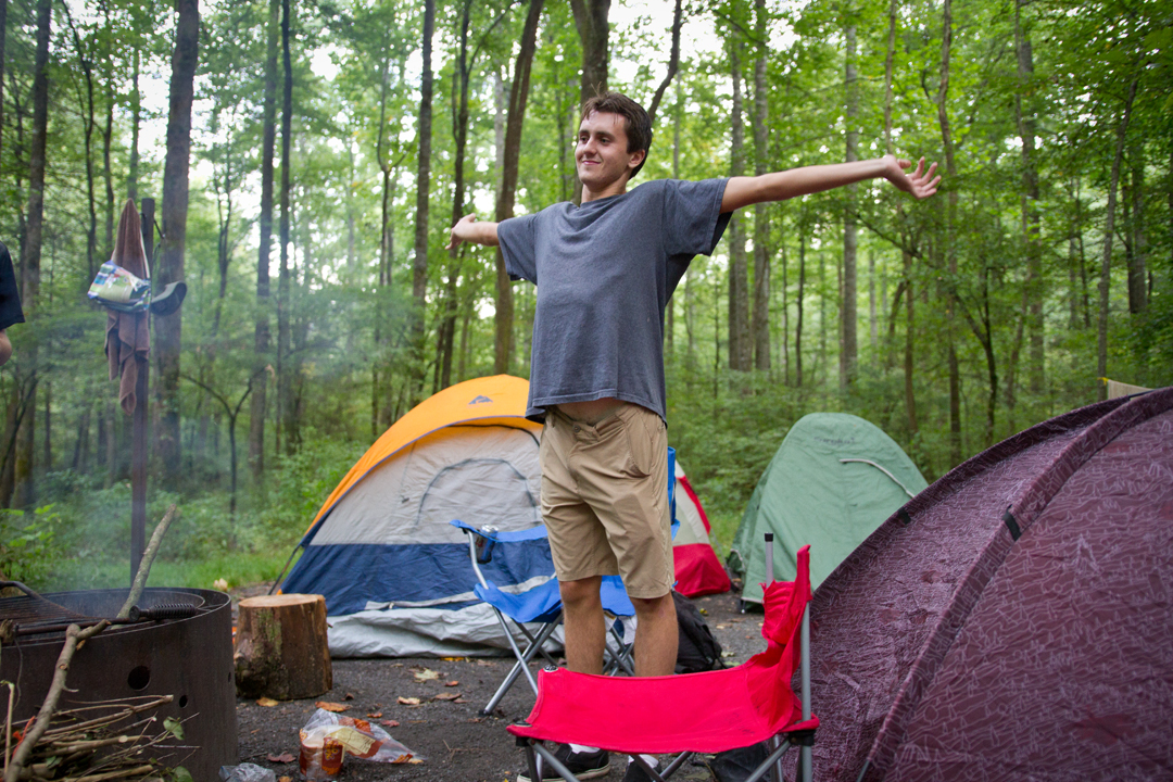 Will Smith in Pisgah National Forest.