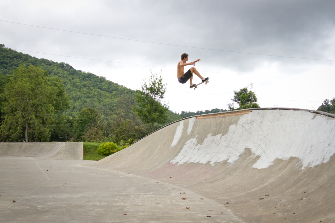 Will Smith - Frontside ollie in Cherokee, NC.