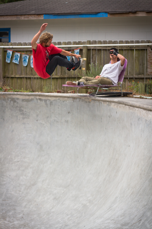 Rob Brown broke his arm on this Frontside Air. It was gnarly to see.