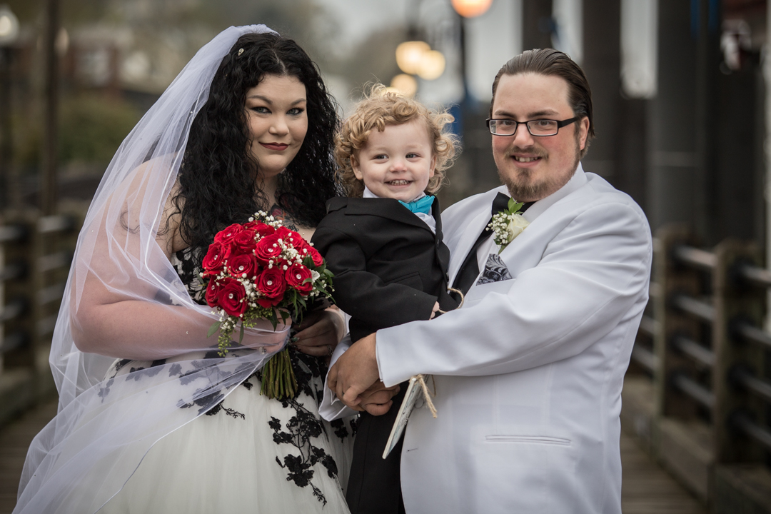 The lovely couple and their progeny.