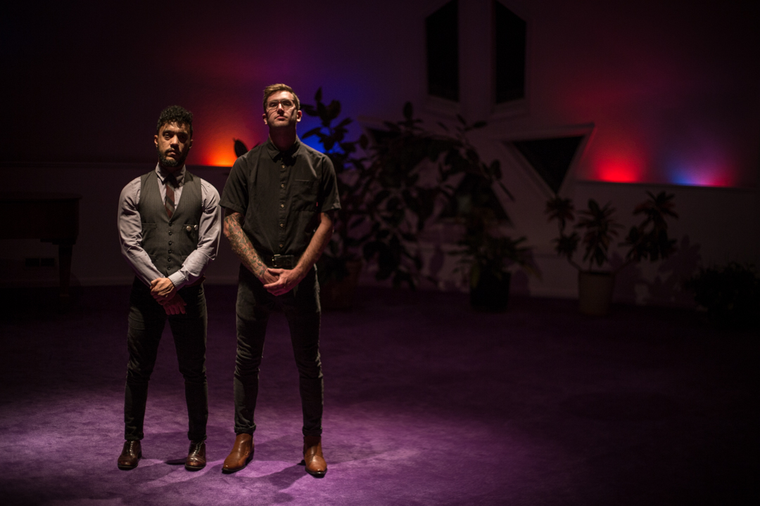 To end the month of August, I shot some photos of my brother's band, Depression Surfers, in the Black Mountain Light Center. This place is creepy and weird and somehow empty all the time and you can just go there and meditate and stuff.