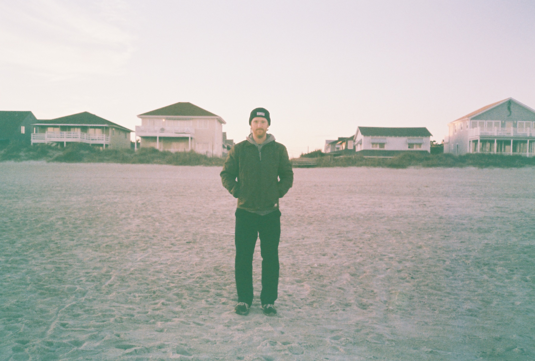 Self-portait. Carolina Beach, NC.