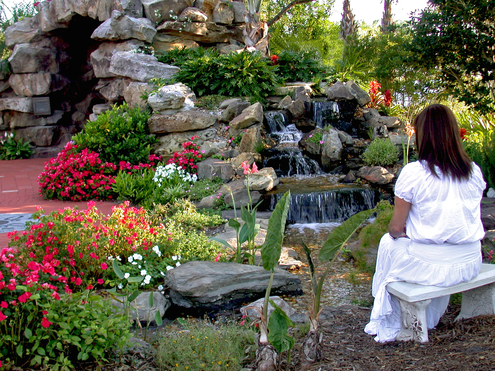 Tation Garden At St Peter Catholic, Prayer Garden Ideas For Schools
