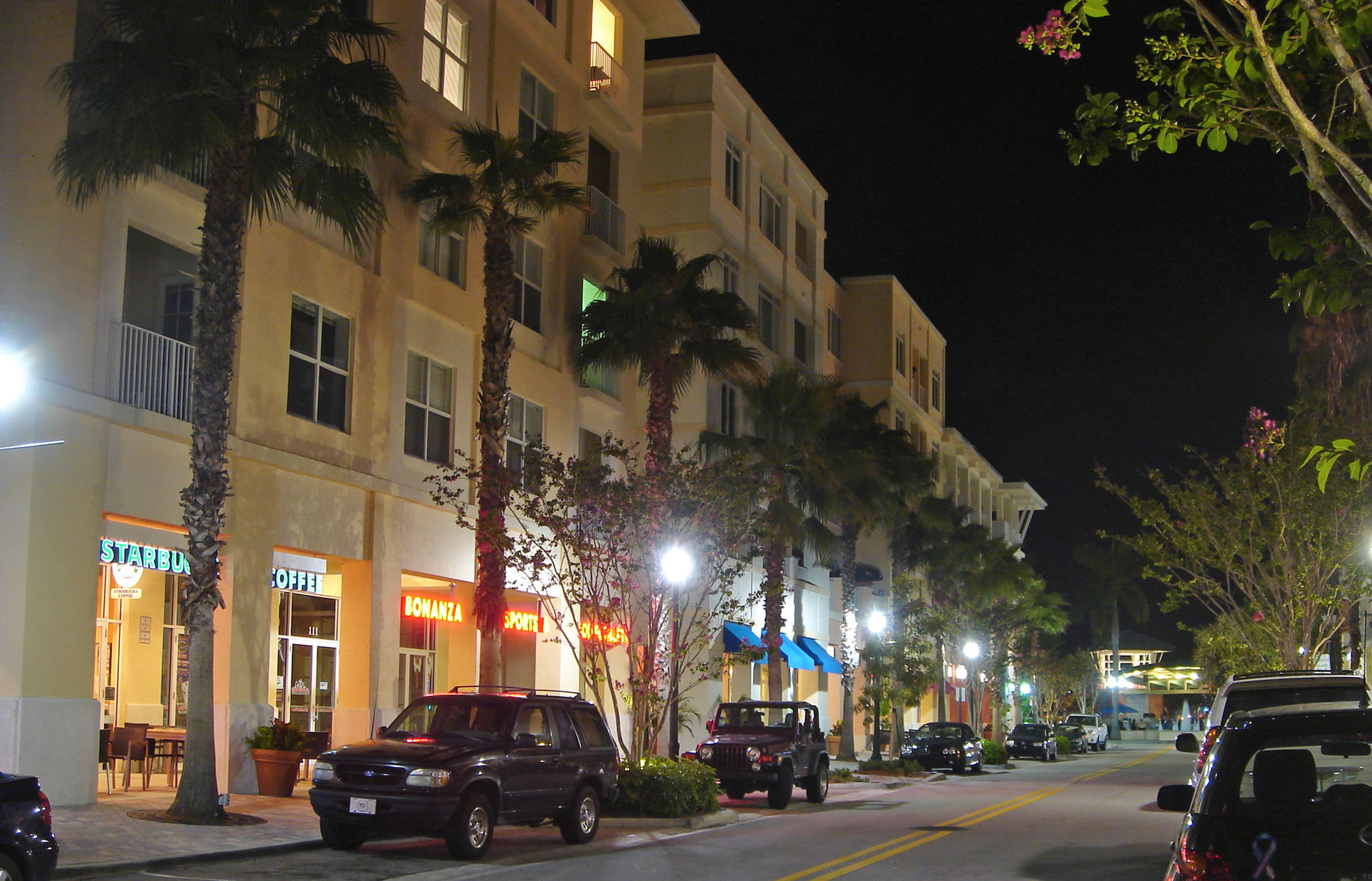 Abacoa Town Center Jupiter Florida Lively Night Streetscape.jpg