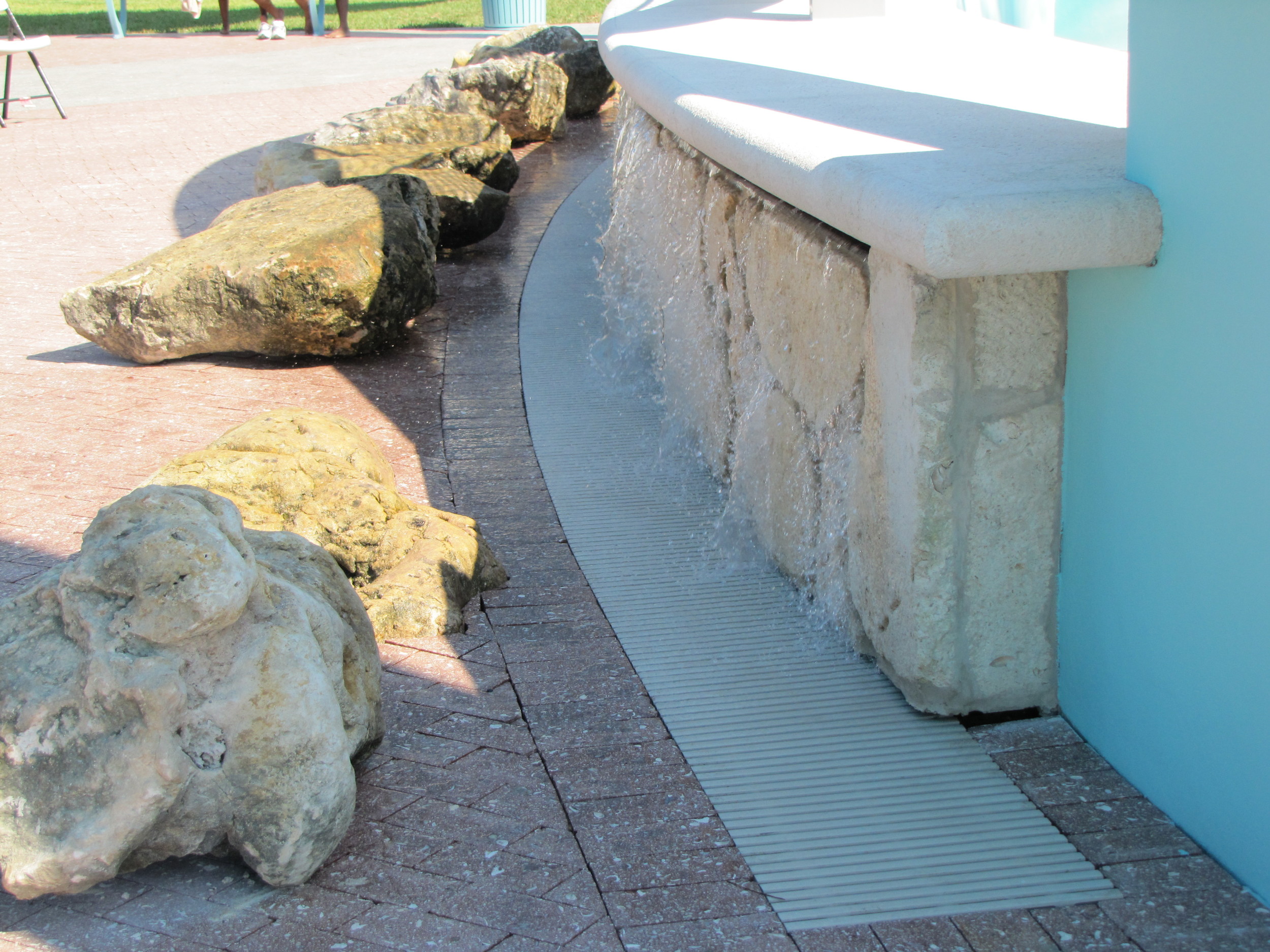 City of Riviera Beach Municipal Beach Park Ocean Mall Fountain With Caprock and Trench Drain.jpg