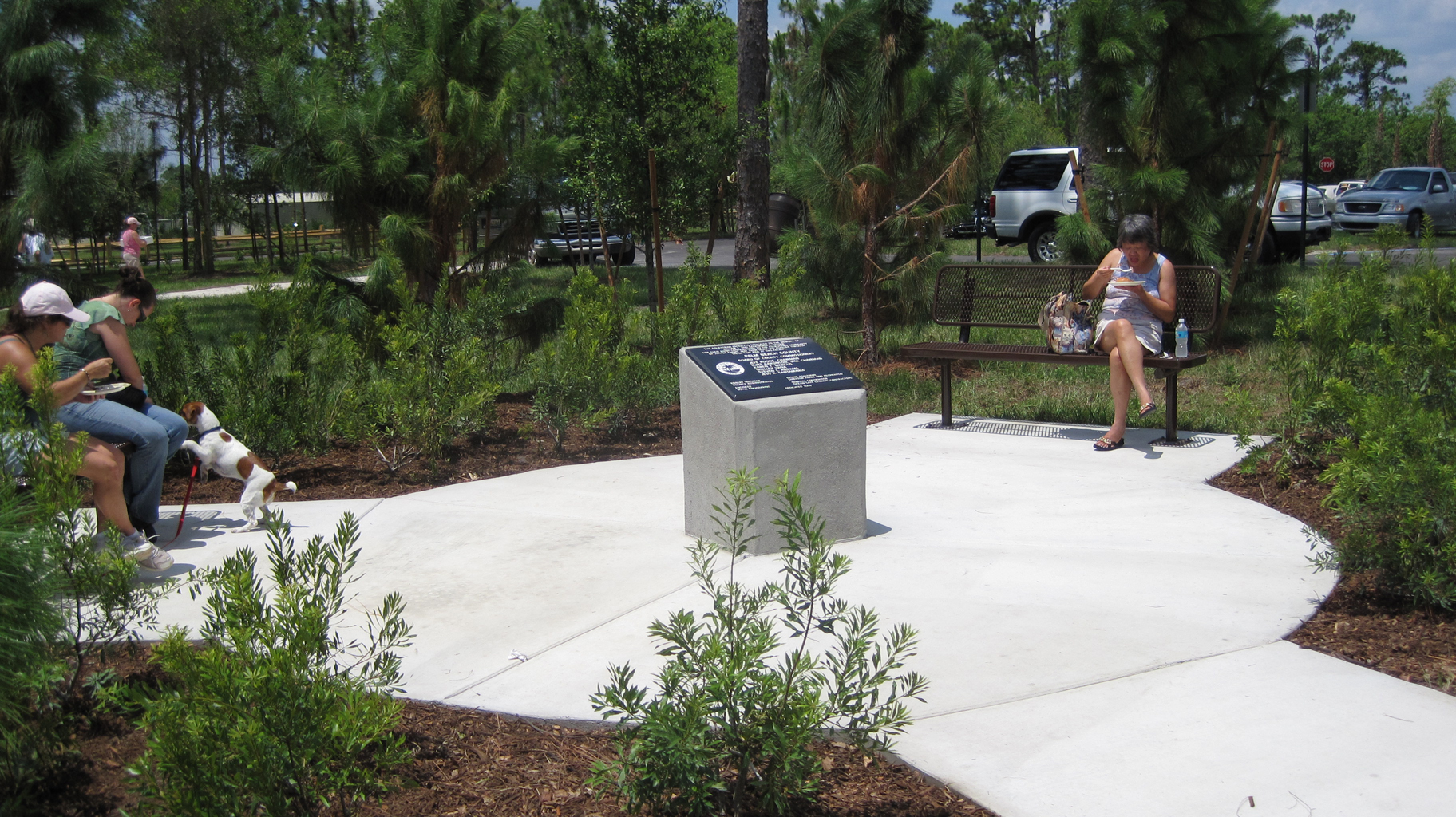 Palm Beach County Equestrain Facility Gathering Space and Plaque.jpg