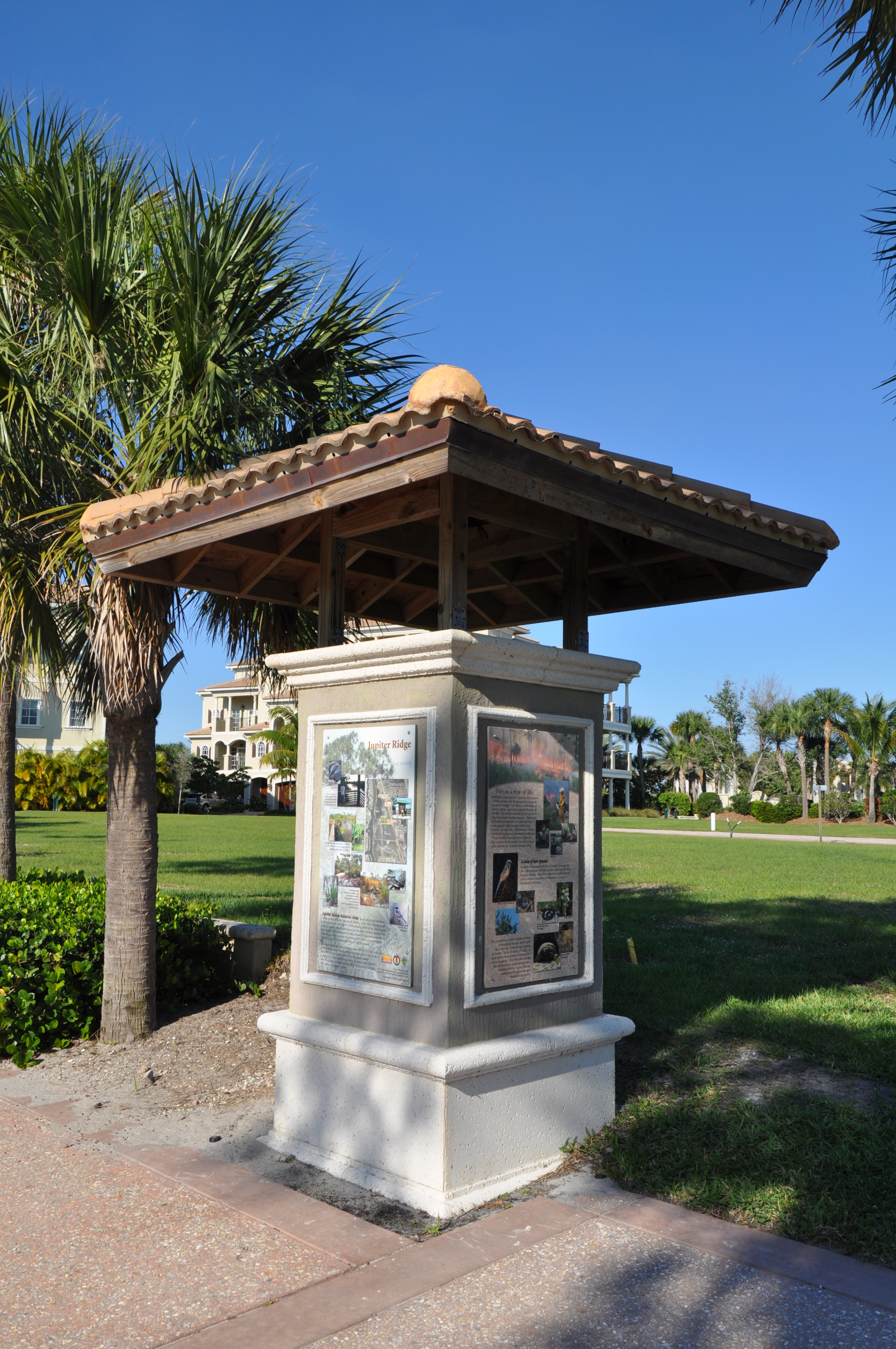 Tierra Del Sol Jupiter Florida Riverwalk Kiosk Interpretive Signage.JPG