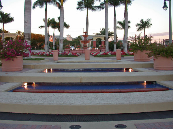 Jupiter Yacht Club Florida Fountain Large Planters.jpg