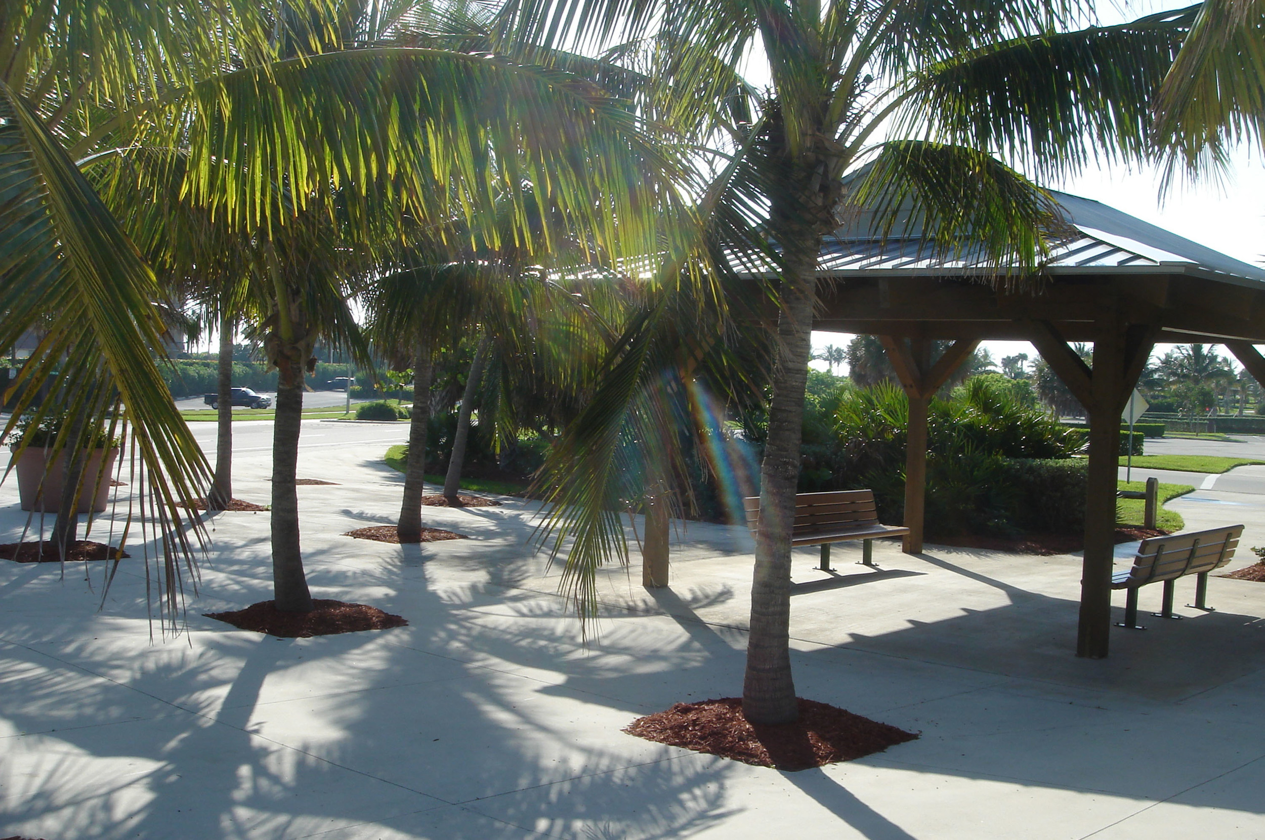 Ocean Cay Park Palm Beach County Shade Structure seating area.jpg