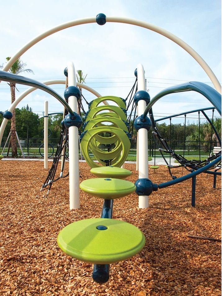 Equipment for the new Gramercy Park county park, set to open Aug. 15, 2015 (Palm Beach County photos)
