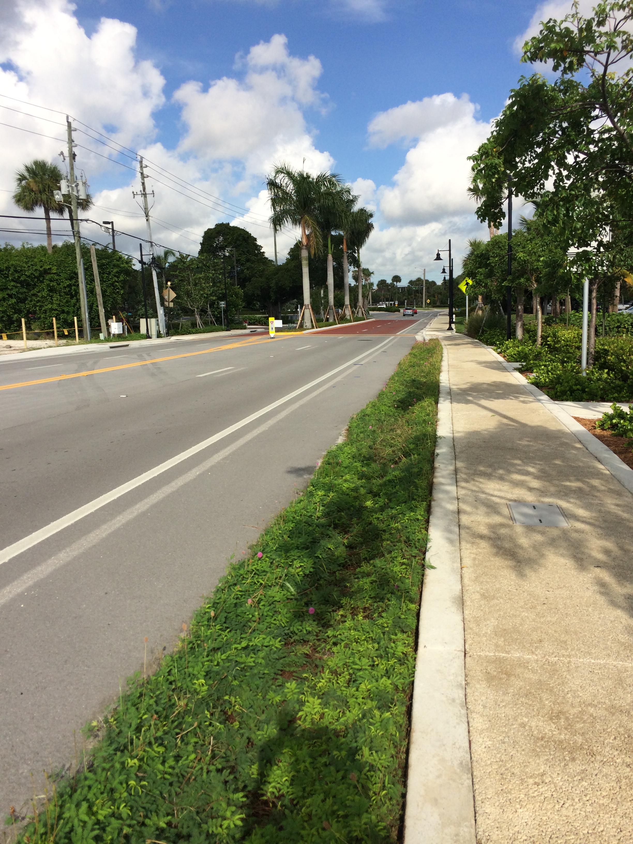 9.14.16 A1A streetscape pervious sidewalk.JPG