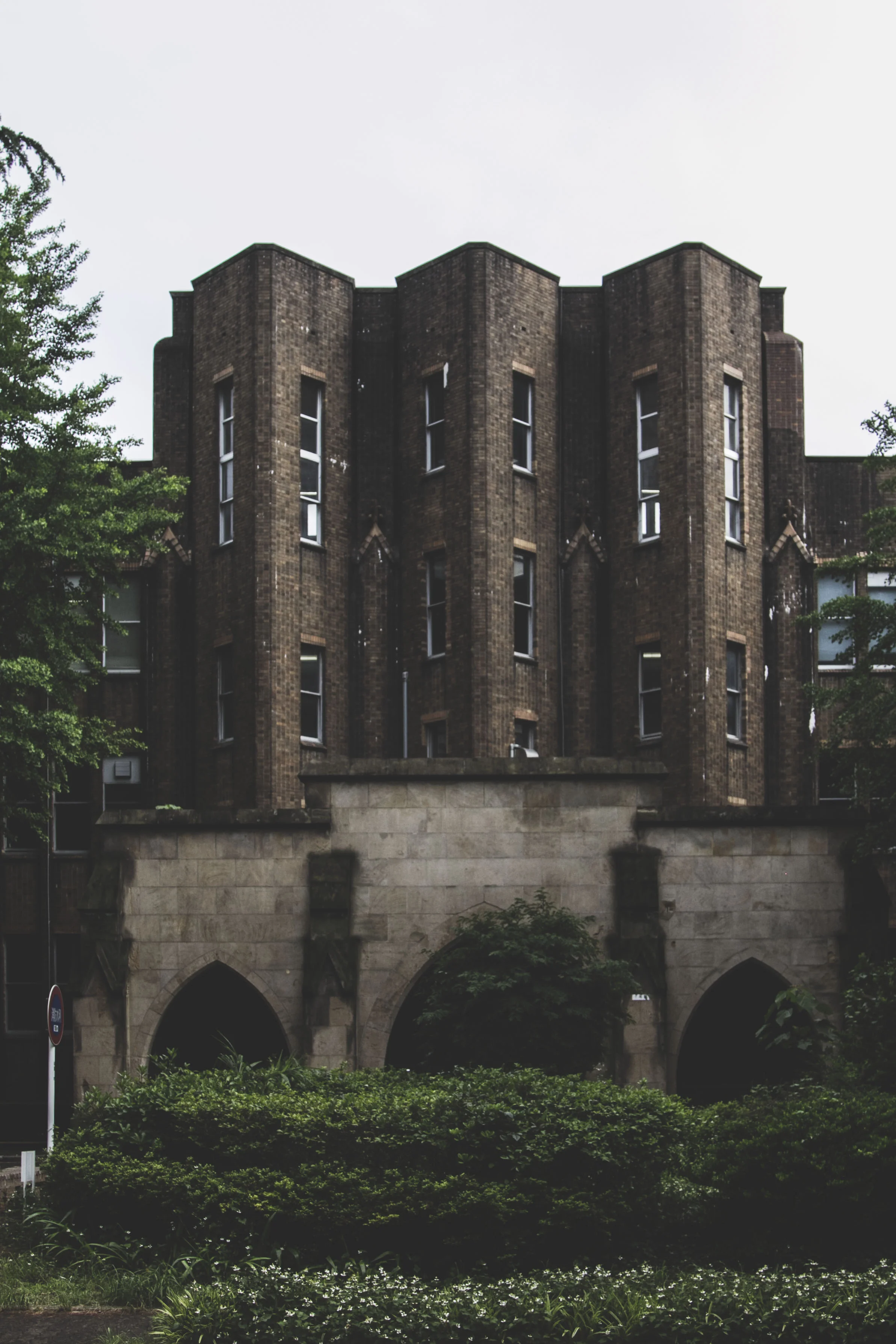 Around the campus. 