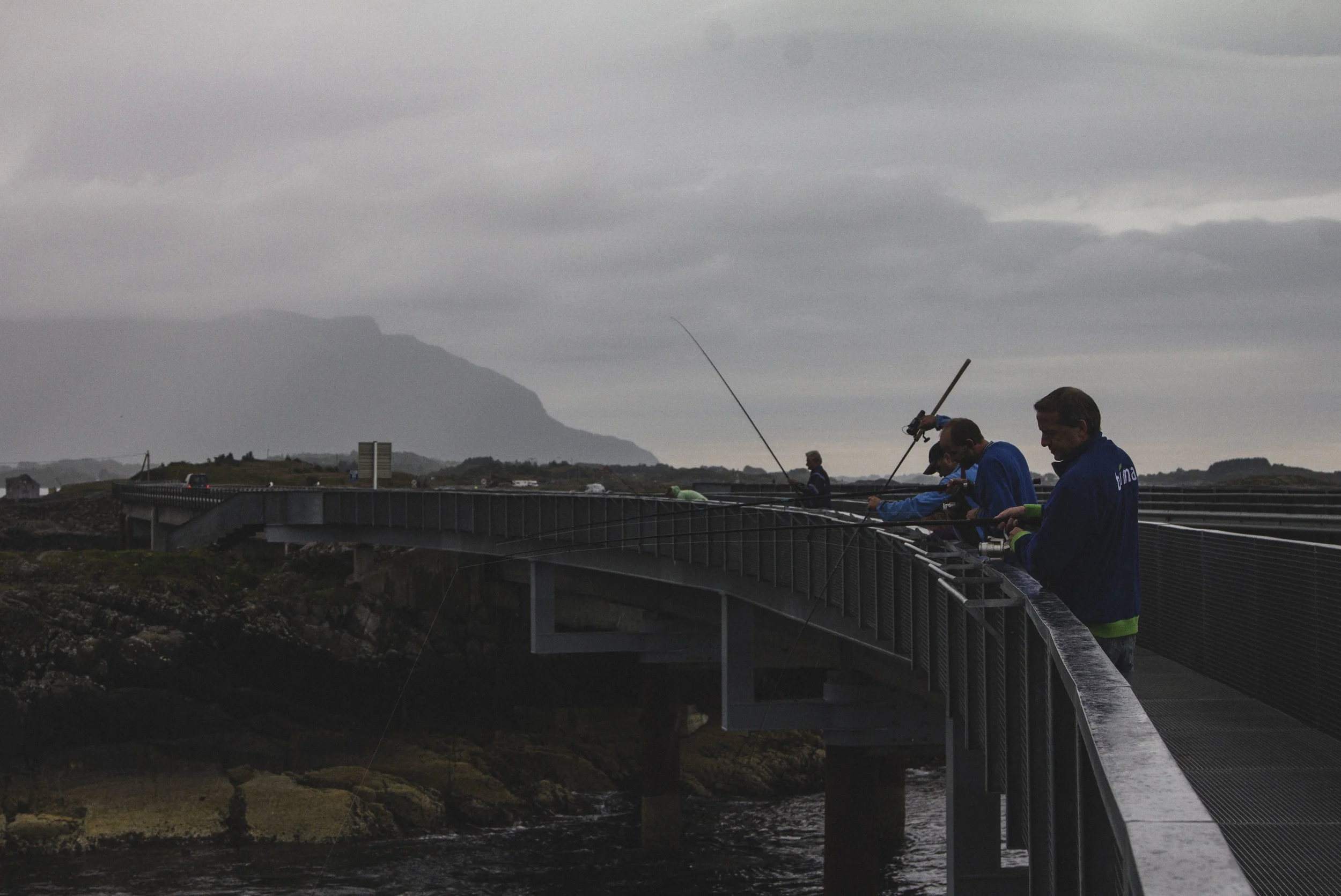  It also allows us a brief stop to walk along a pedestrian section added to a bridge by architect manthey kula which is located on a fishing spot, as such there was half a dozen or so locals fishing off the edge.