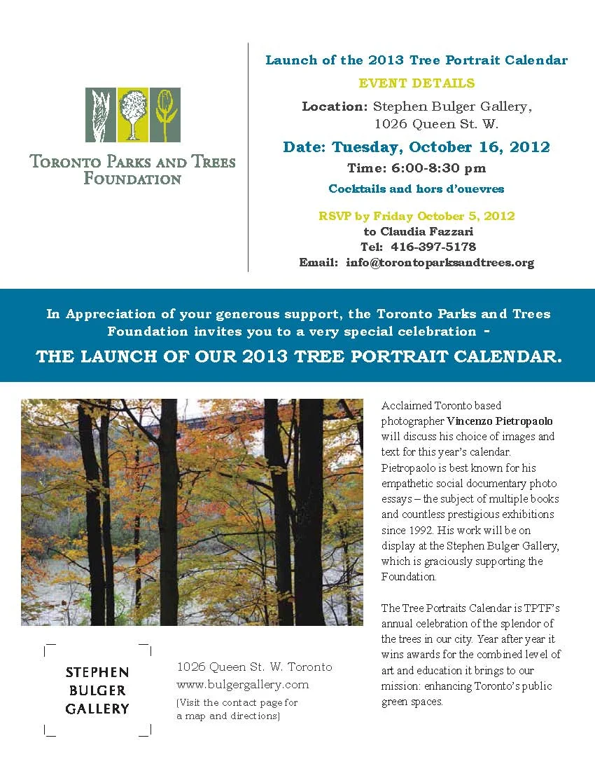 2013 Tree Portrait Calendar Launch