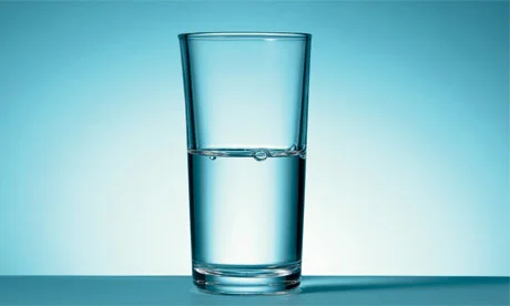 P hotograph: Aaron Tilley for the Guardian Is this glass half full or half empty?