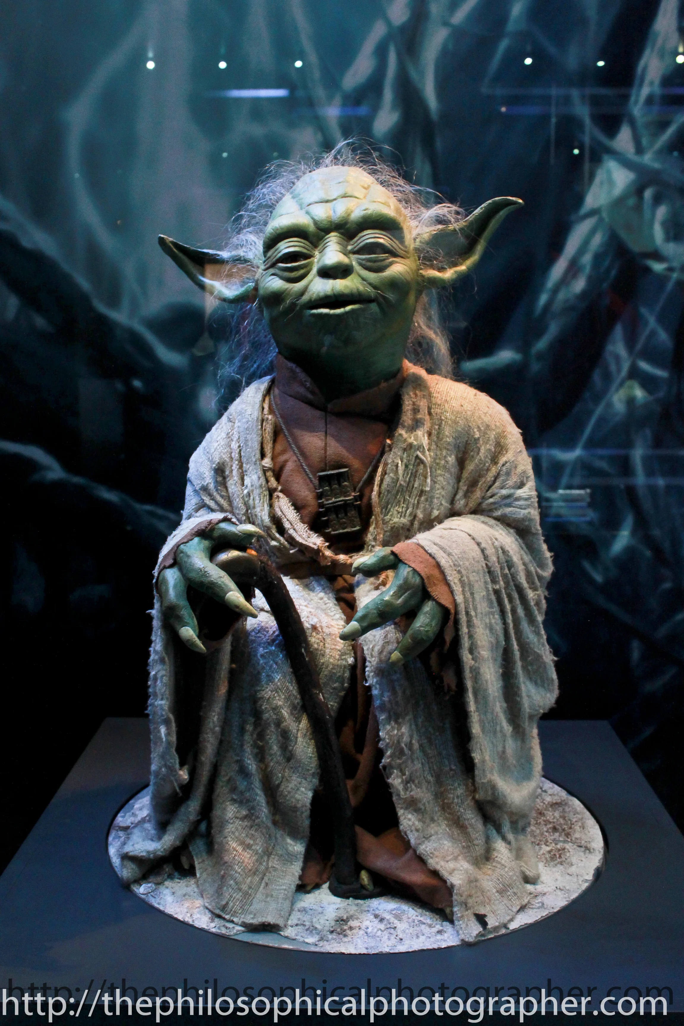 Yoda model used in the latest Star Wars movie