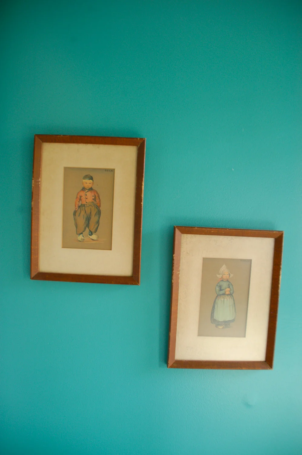 Vintage Dutch antiques, courtesy of grandma. Didn't she have a great eye?