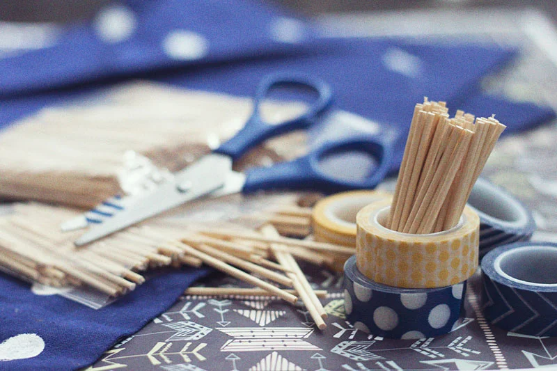 JAMIE SILVER CREATIVE DIRECTORDIY / Washi Cupcake Flag