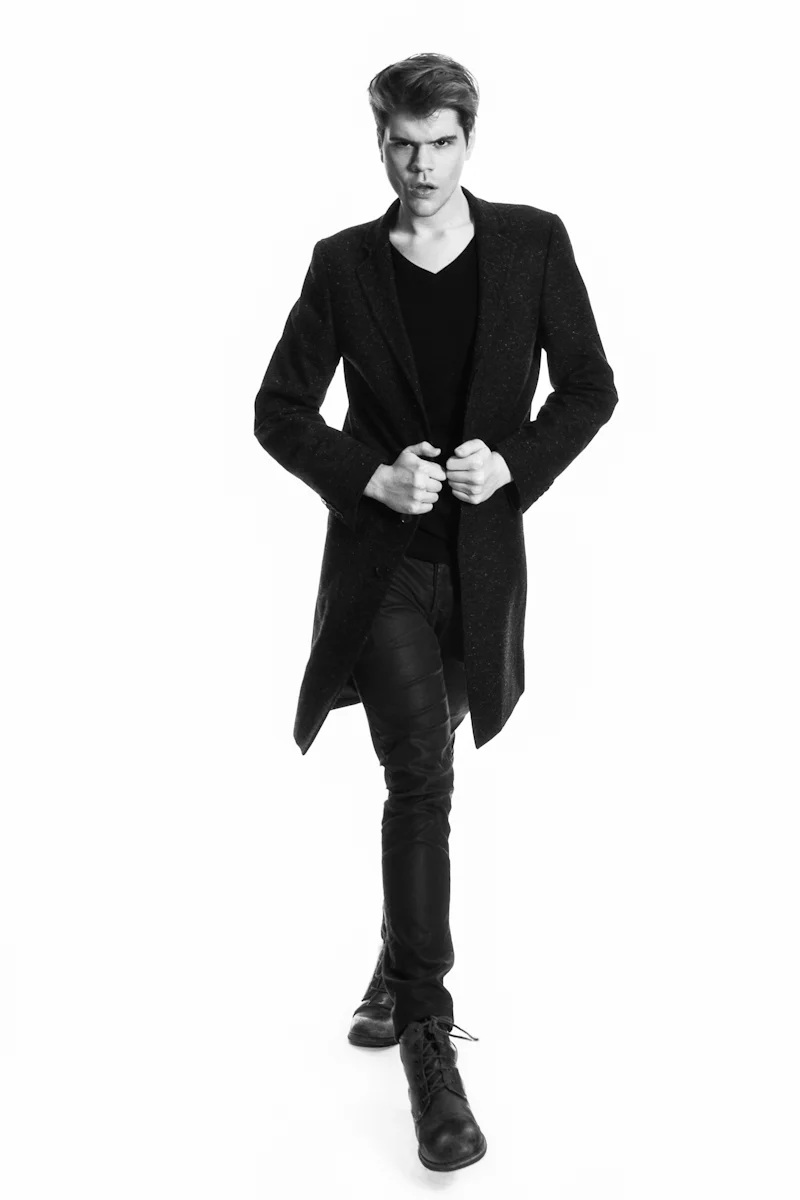 Atlanta. Men's Fashion. Male Model. Black and White. Photography. SCAD