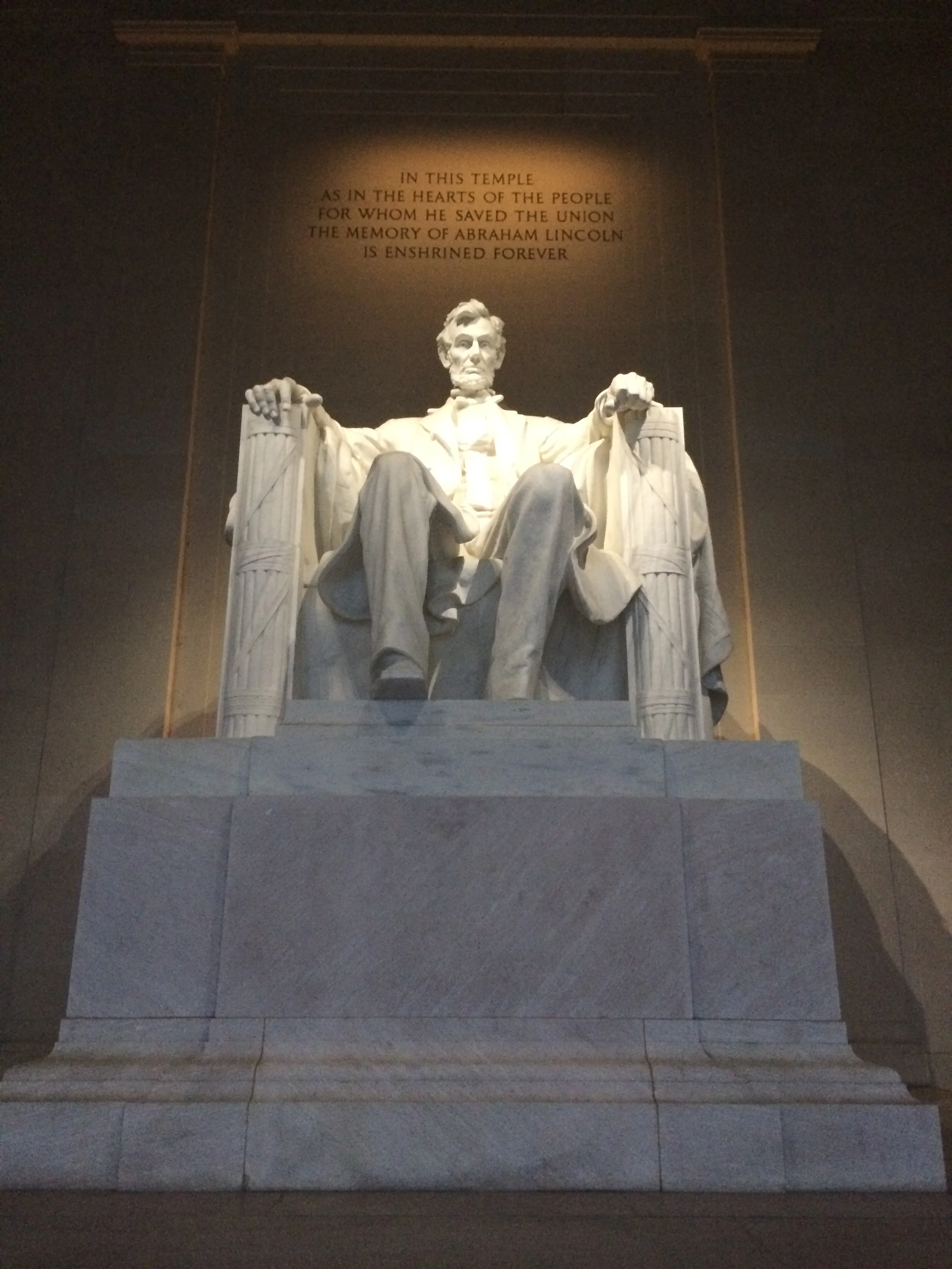 My view at 5:20 AM where I started my run in Washington D.C.