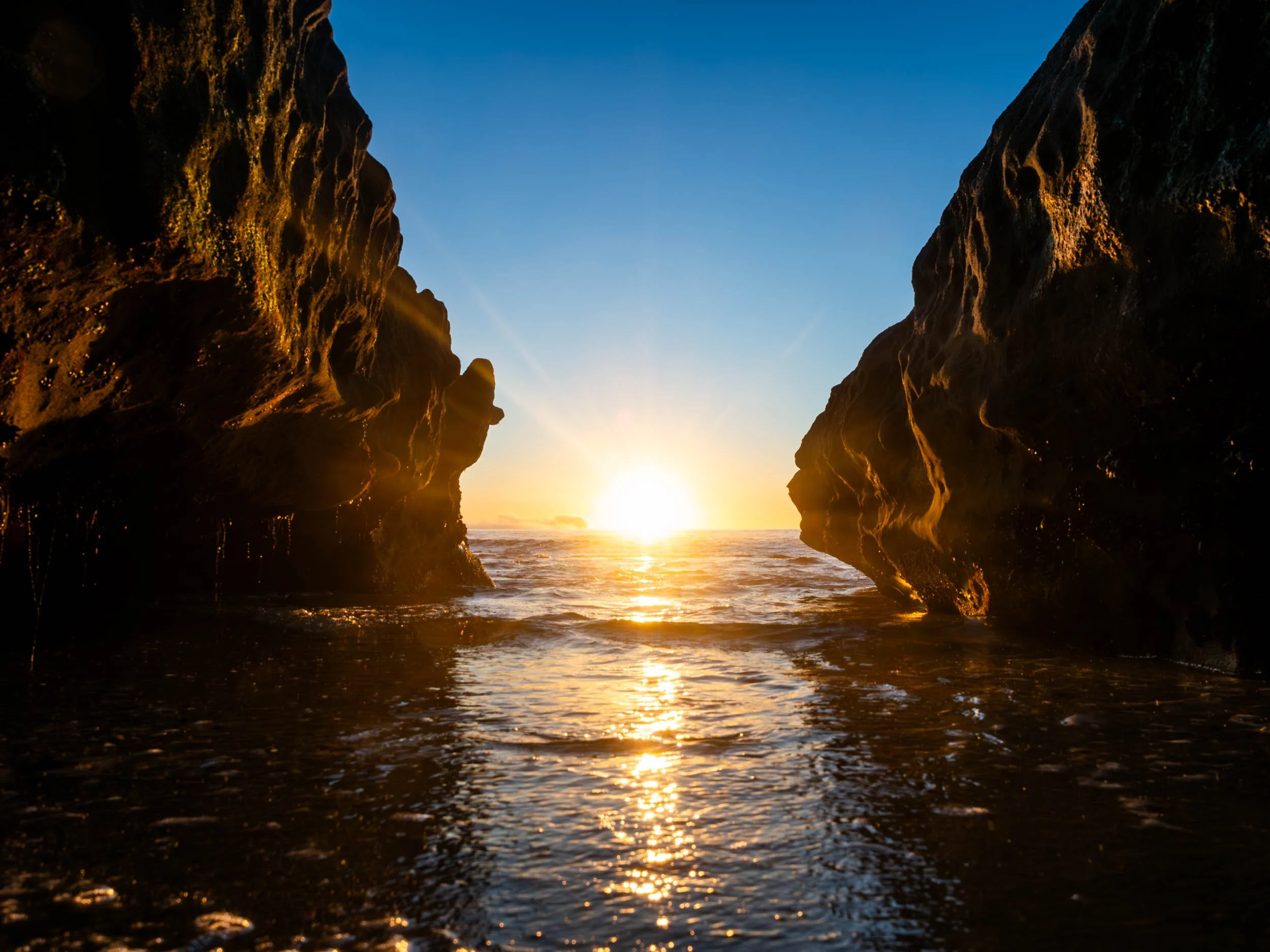 Sunset Between Rocks
La Jolla, California