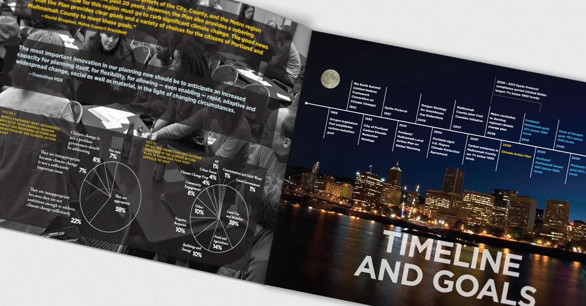 Information design and timeline layout.