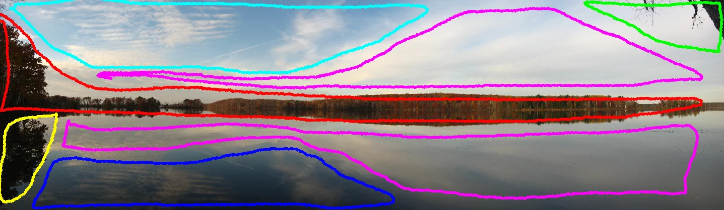 Figure 1: Choosing the regions of an image.