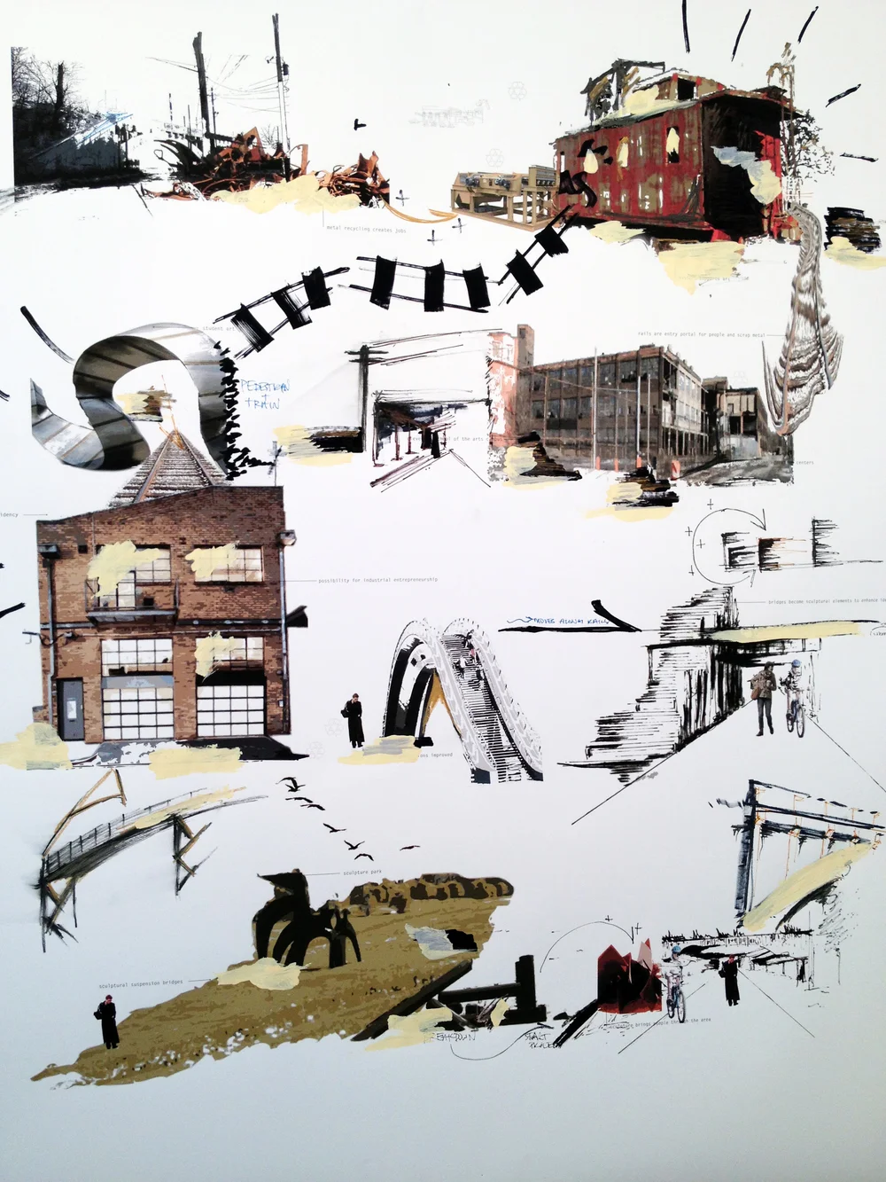 scenario 1:  Scrap metal and an industrial heritage create new opportunities and an identity for the Kinsman neighborhood and its residents.