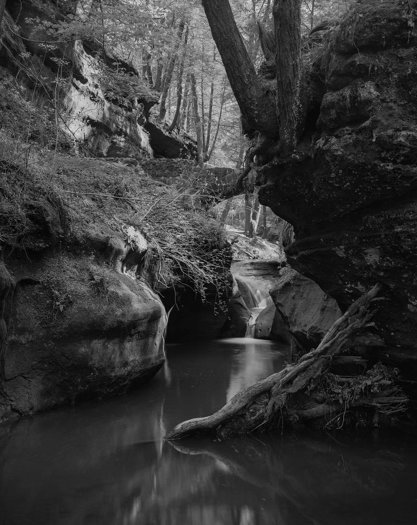 Bellow Devil's Bathtub, Hocking Hills