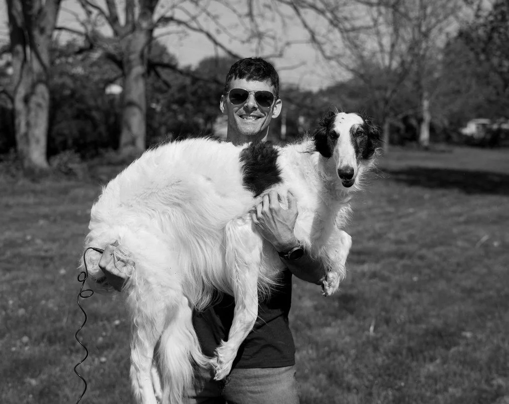 Self Portrait with Echo, Pan F Plus 4x5