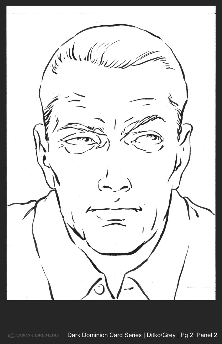 Dark Dominion Card | Ditko/Grey | Page 2 Panel 2
