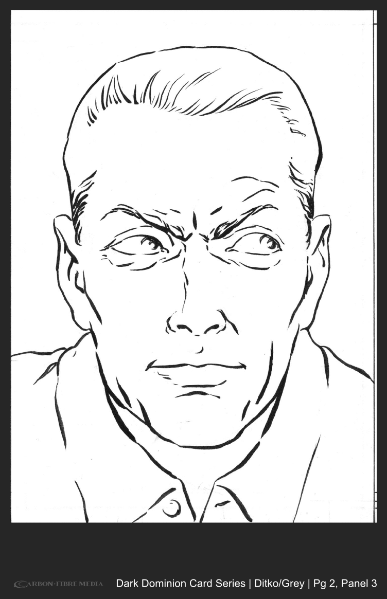 Dark Dominion Card | Ditko/Grey | Page 2 Panel 3