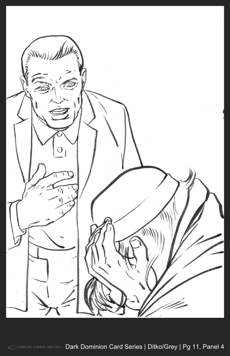 Dark Dominion Card | Ditko/Grey | Page 11 Panel 4