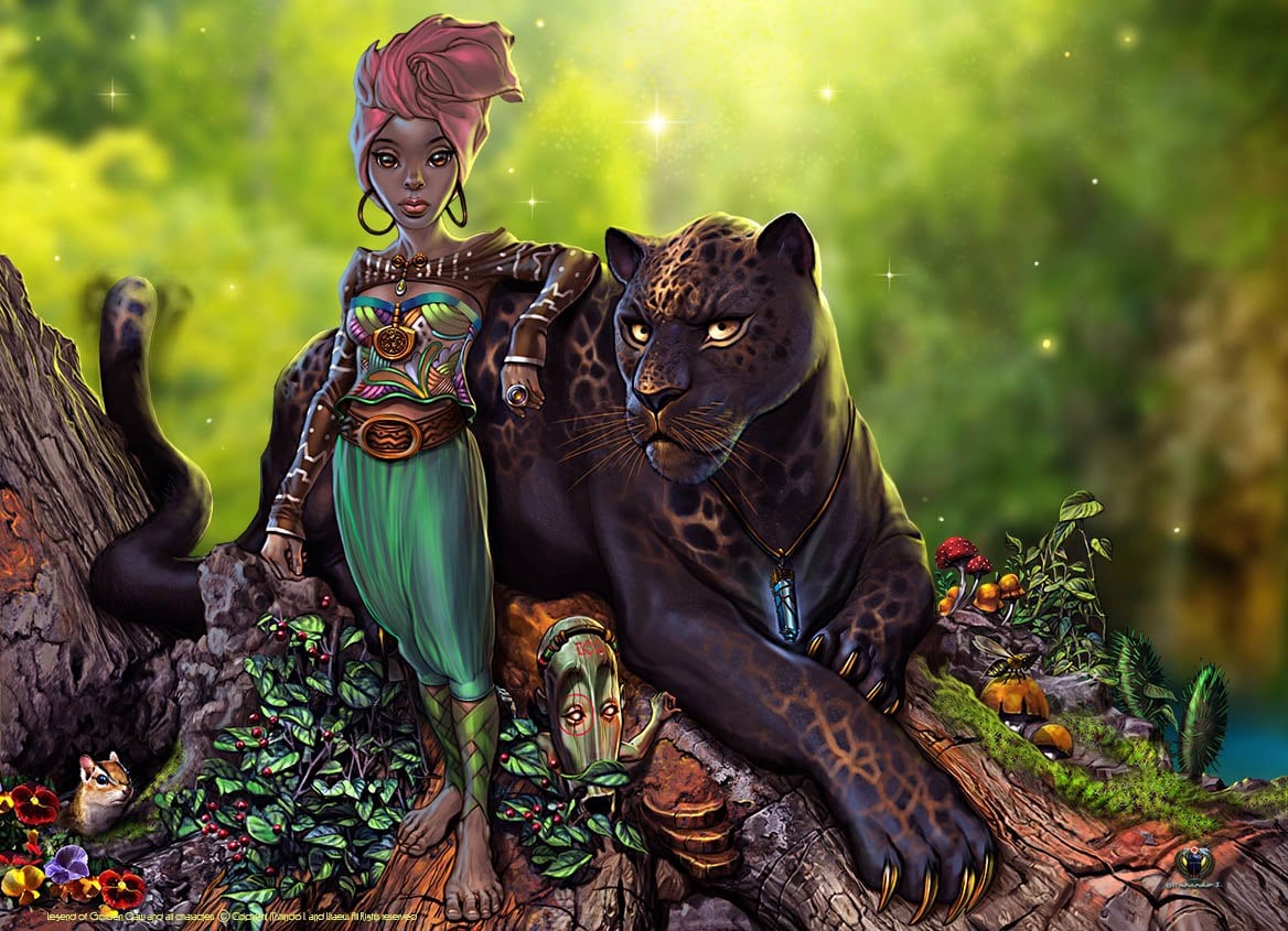 THE LEGEND OF GOLDENCLAW | ART BY MSHINDO KUUMBA I., STORY IN COLLABORATION WITH URAEUS