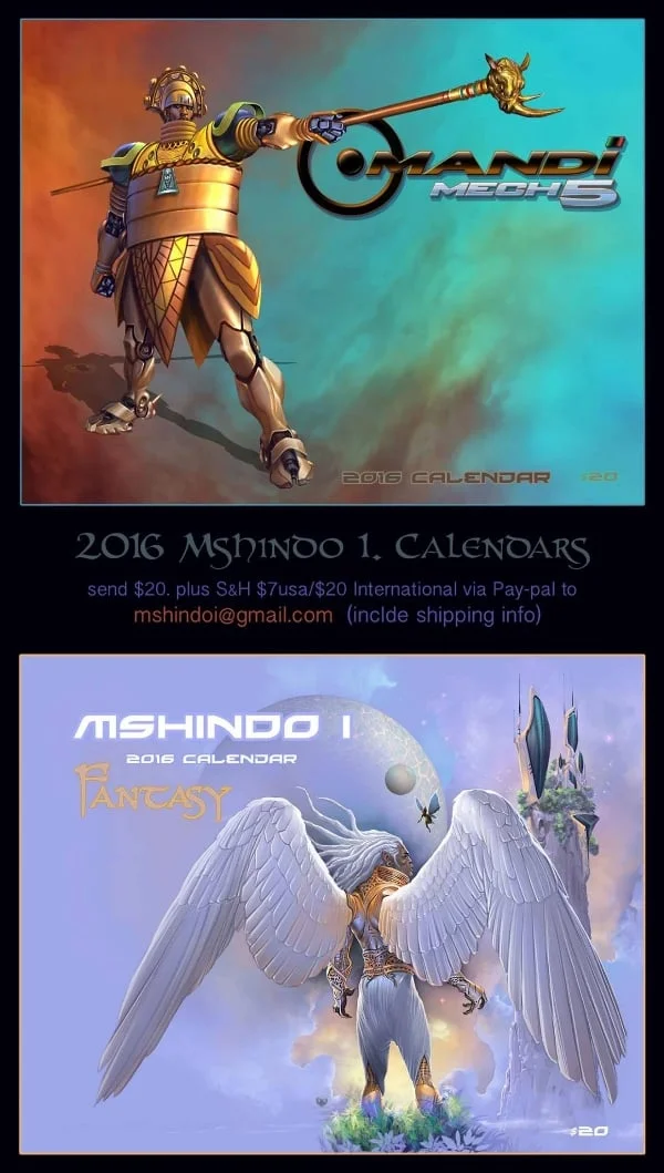 art of mshindo i 2016 calendar
